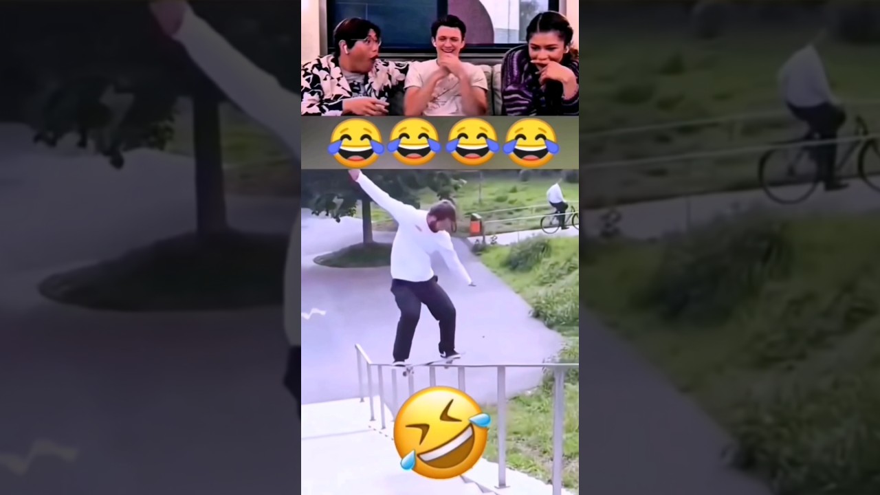 Tom Holland reacts Funny video 🤣🤣 