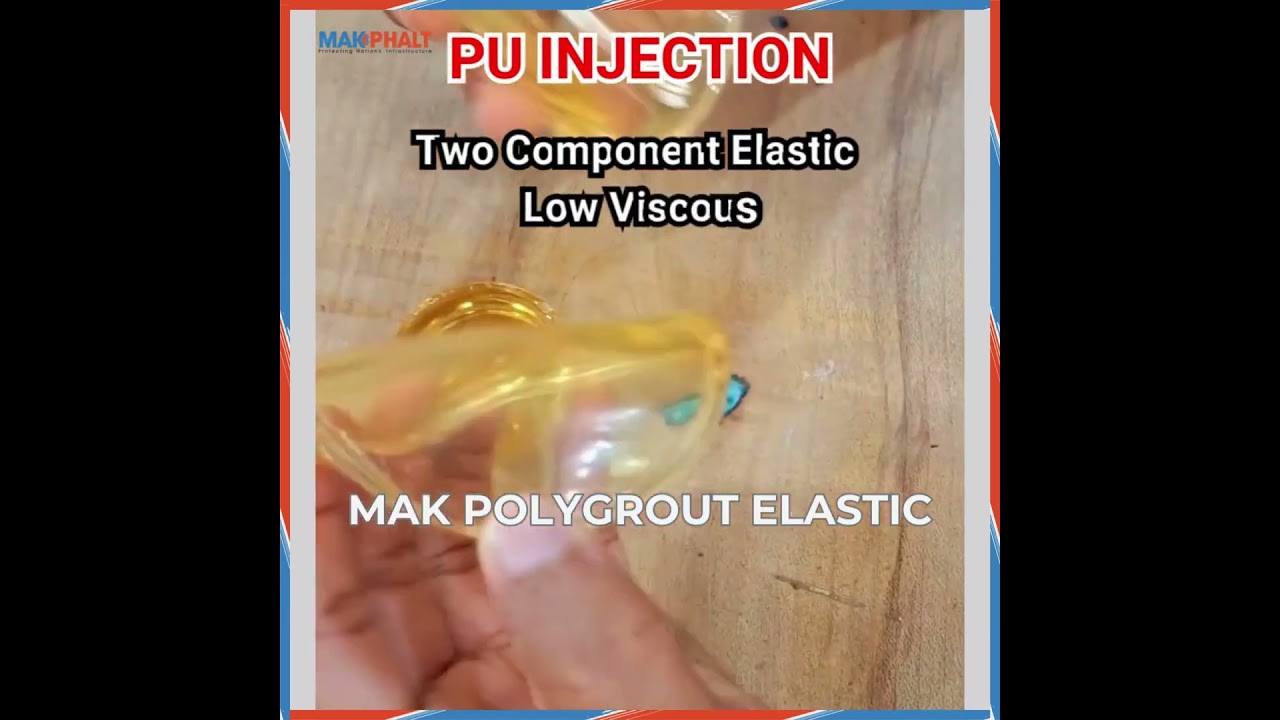🔹 MAK Polygrout Elastic - Advanced Crack Sealing for Concrete Structures 🔹