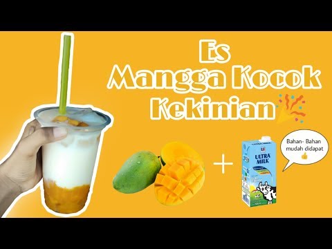 Cara Buat Es Mangga Kocok