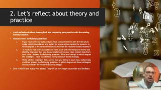 Reflection in action research