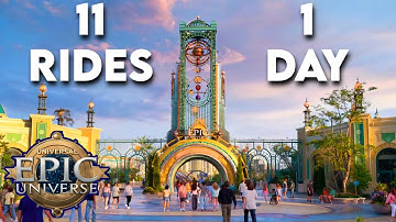 How to Ride EVERYTHING at Epic Universe in 1 Day | Tips and Tricks