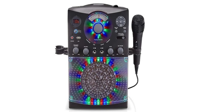 Singing Machine SML385BTBK Karaoke Review: The Easiest and Most Colorful Karaoke  Machine to Plug and Play