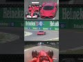 Ferrari F1 2002 vs Ferrari Enzo at Monza