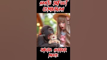 HANTU BIGFOOT CEMBURU | sakura hantu,hantu sakura,sakura horor #storytellinghoror #shorts