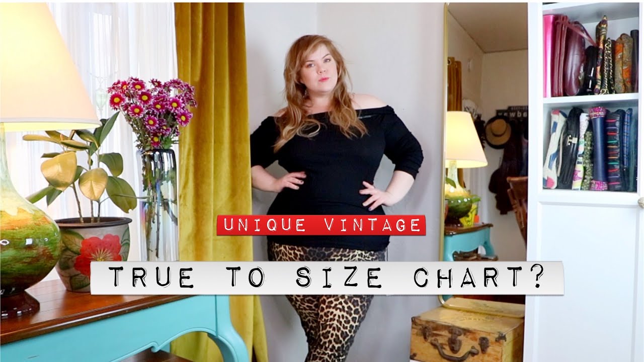 Unique Vintage Plus Size Chart