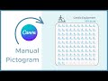 How to manually make a Pictogram in Canva - step by step