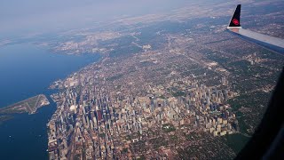 The Most Beautiful Takeoff and Climb Out Of Toronto Pearson Airport | AIR CANADA CRJ900