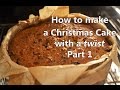 How To Make A Christmas Cake With A Twist! (part 1)