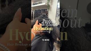 To Much Proteinbreakage atlantahairstylist lowporosityhair haircare trichologist