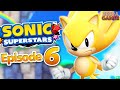 Sonic Superstars Gameplay Walkthrough Part 6 - Super Sonic!! Golden Capital Zone! Fang Boss Fight!