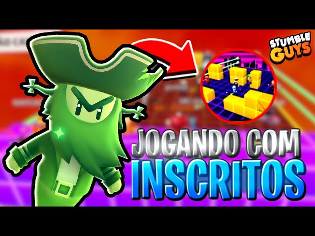 STUMBLE GUYS AO VIVO AGORA JOGANDO COM INSCRITOS ‹ Daniel Play TV