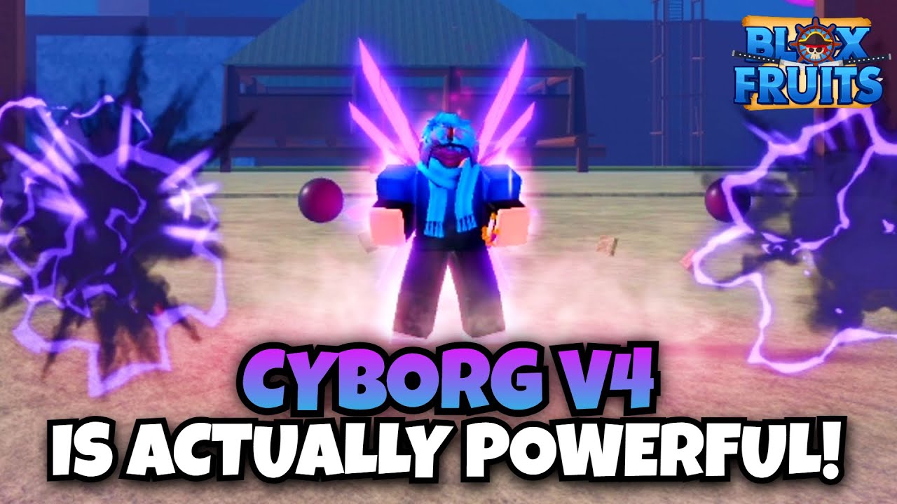 Cyborg V4 Trial+Showcase [Blox Fruits Race v4] 