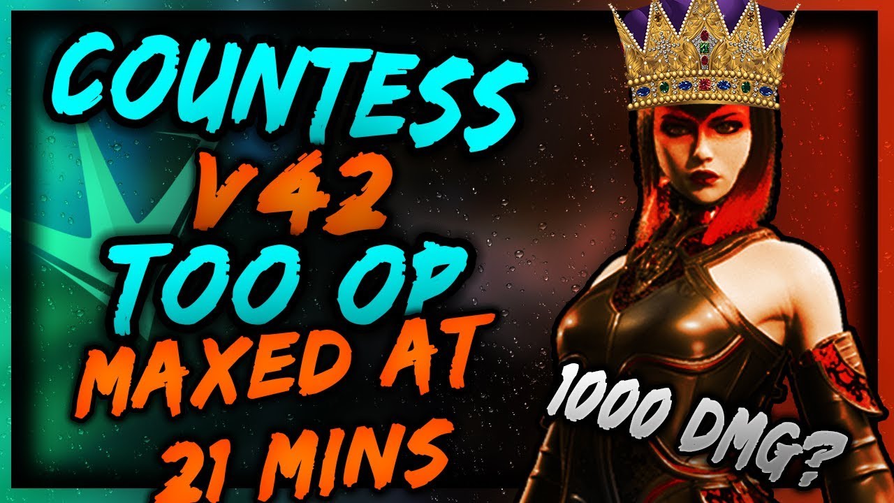 Paragon v42 COUNTESS MAXED AT 21 MINS|SHE IS TOO STRONG|CAN I KILL W/ ONE ABILITY?🔥🆘CURSED CARD