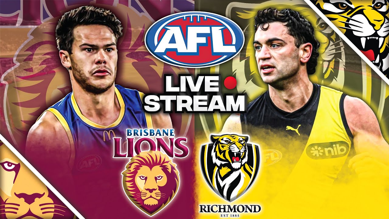 Brisbane Lions vs Richmond AFL Round 16, 2023 Live Watch Along
