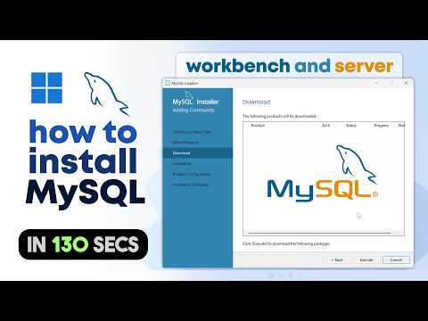 How to Install MySQL Workbench + Shell in Windows 11