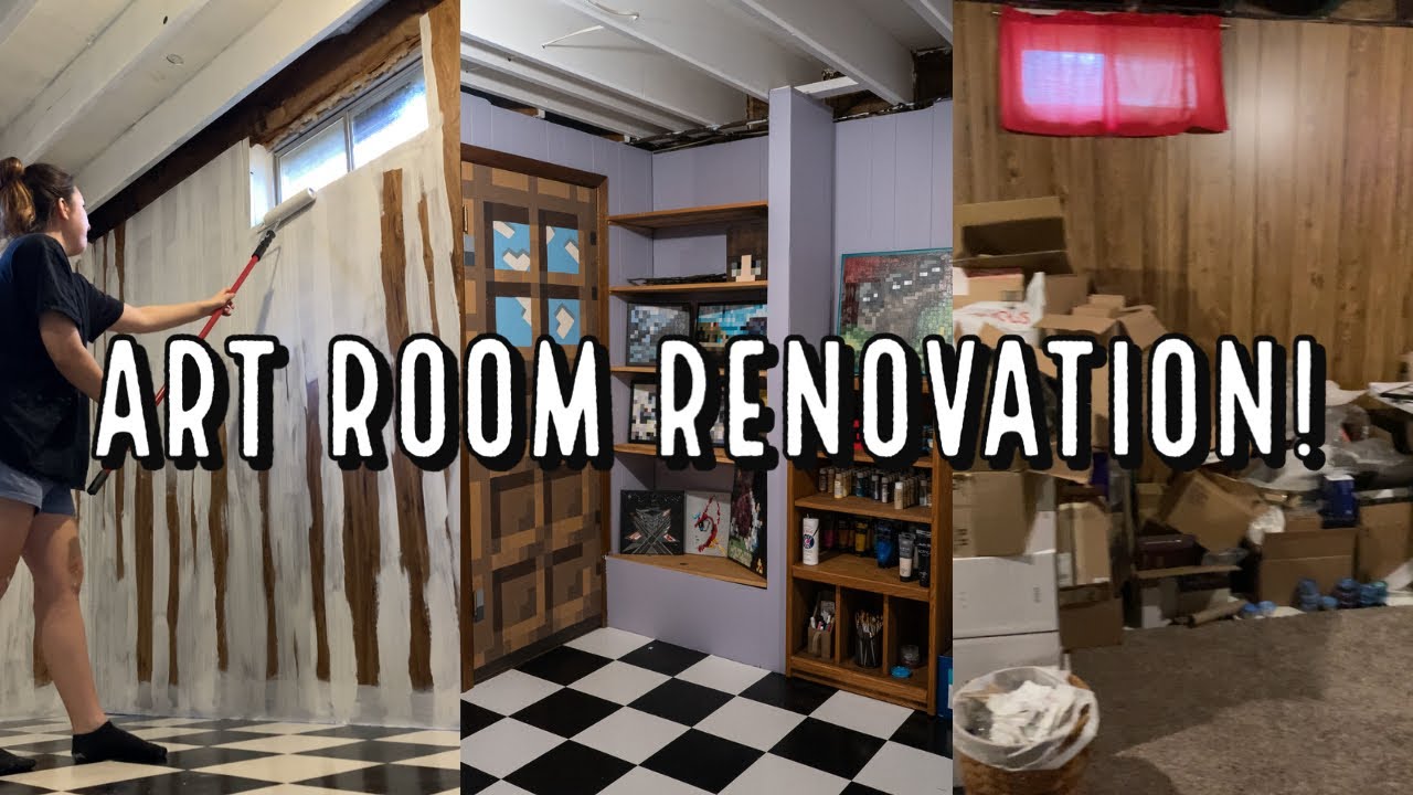 Renovating My Art Room! YouTube