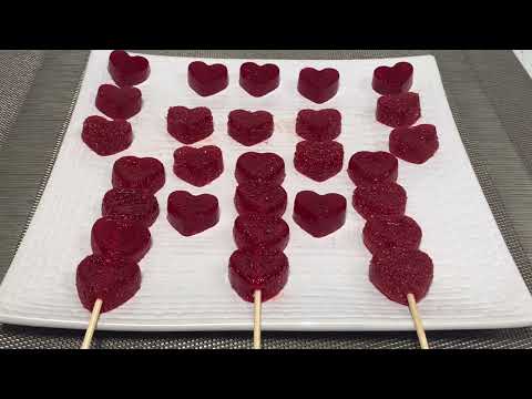 Gomitas de chamoy para san Valentín