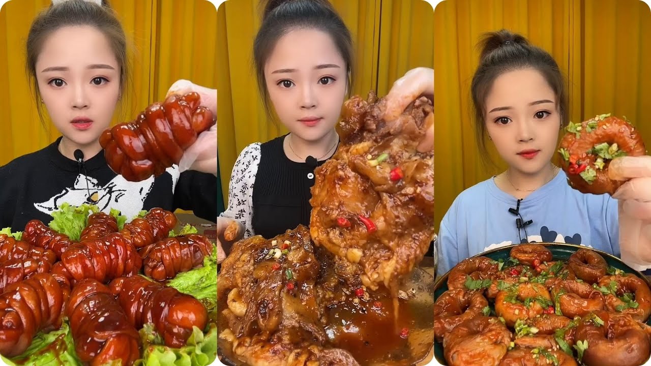 Xiao Yu Mukbang Chinese 04 | Thánh Ăn Thịt Mỡ Food & MUKBANG | ASMR MUKBANG