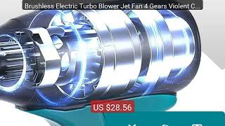 Brushless Electric Turbo Blower Jet Fan 4 Gears Violent Car Dryer H... — Top Rated 2026 | Buy Now!