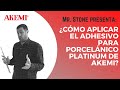 Cmo aplicar el adhesivo para porcelnico platinum de akemi l mr stone  akemi spain