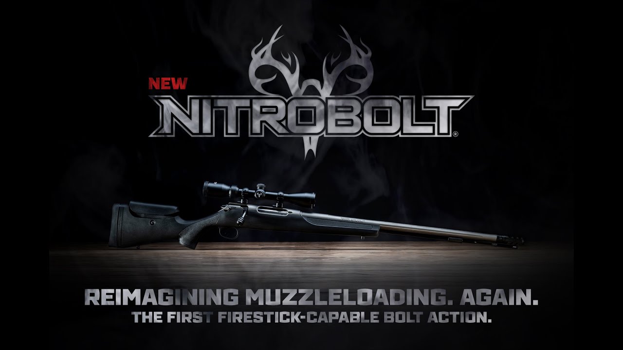 Introducing the NitroBolt® - the first Firestick-capable Bolt Action Muzzleloader!