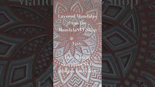 Easy 3d layered Mandala Designs for Cricut Instant Download SVG Mandala