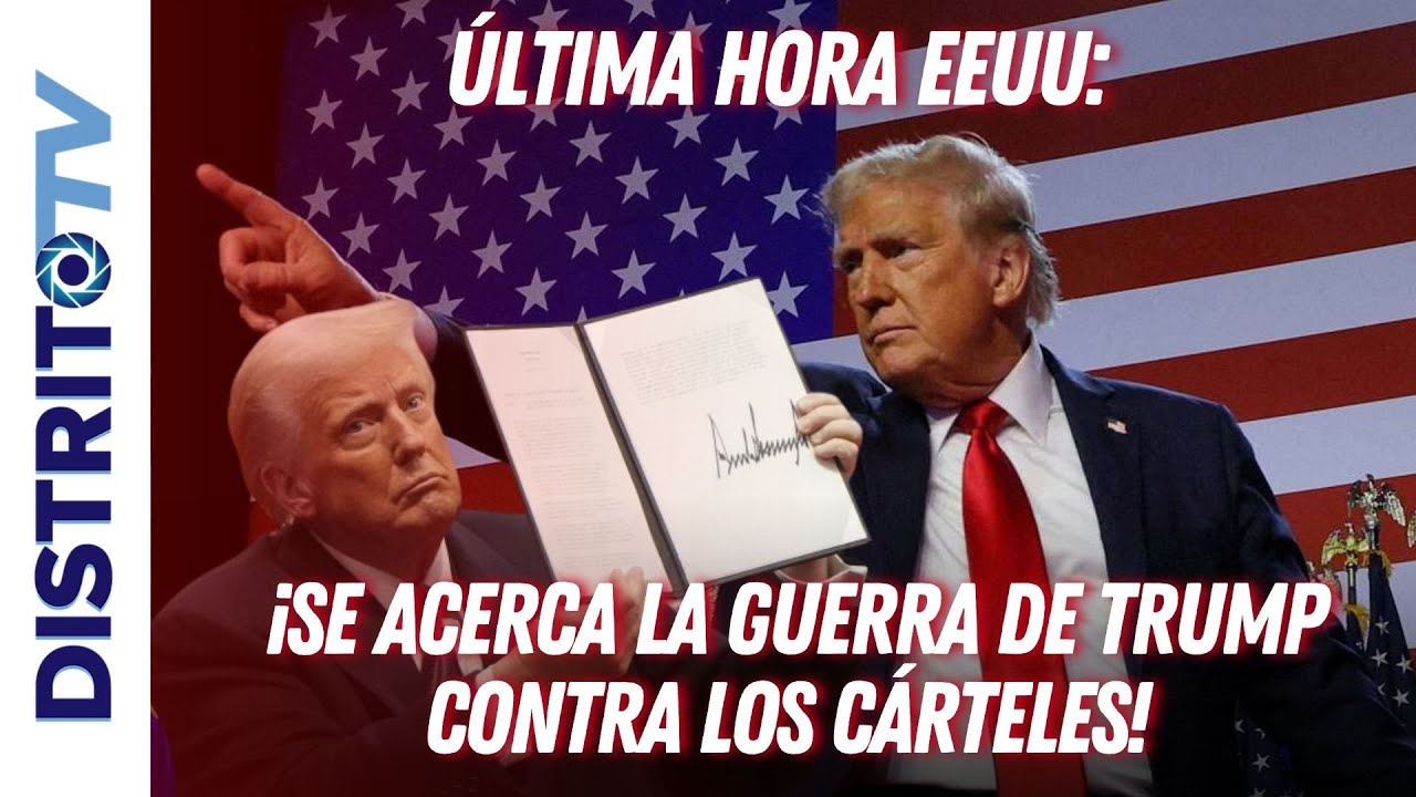 🔴ÚLTIMA HORA EEUU🔴Se acerca la GUERRA DE TRUMP CONTRA LOS CÁRTELES ...