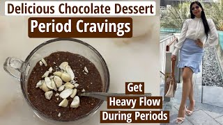 Quinoa Chocolate Pudding Recipe | Eggless & Without Oven | Period Cravings | Delicious Dessert