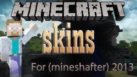 How to install skins onto your minecraft character 2013 (Mineshafter)