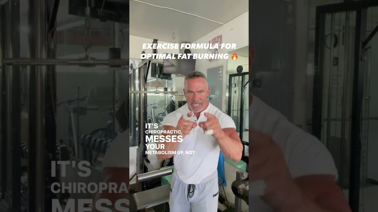 EXERCISE FORMULA FOR OPTIMAL FAT BURNING 🔥