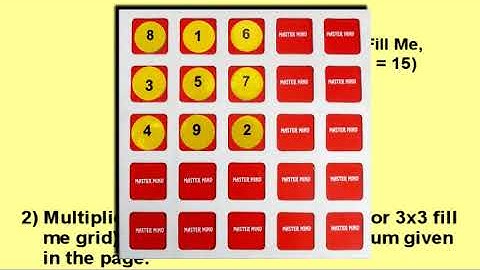 4. Fill Me 3x3 Naughty Math Games Part 4 | Mastermind Abacus
