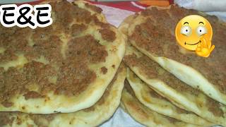 Beste Türkische Pizza/Lahmacun/Börek mit Hackfleisch/Schritt für Schritt /E&E