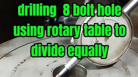 Drilling holes using rotary table #machineworks #plslikesubscribe@RonaldVidad-wi2ky