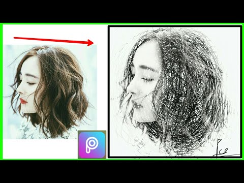 Picsart| Cách chỉnh ảnh nghệ thuật bằng picsart, chỉnh ảnh thành nét vẽ tranh đen trắng