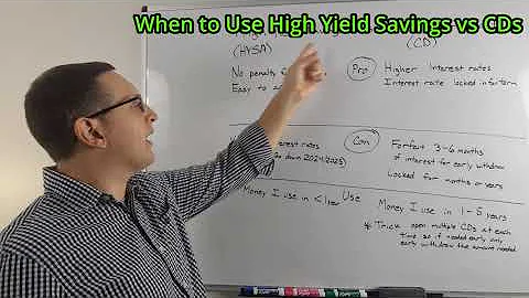 CDs vs High Yield Savings Accounts When and How to Use Them