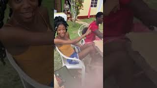 Coconut water &  jelly  before hurricane Beryl in St Elizabeth Jamaica