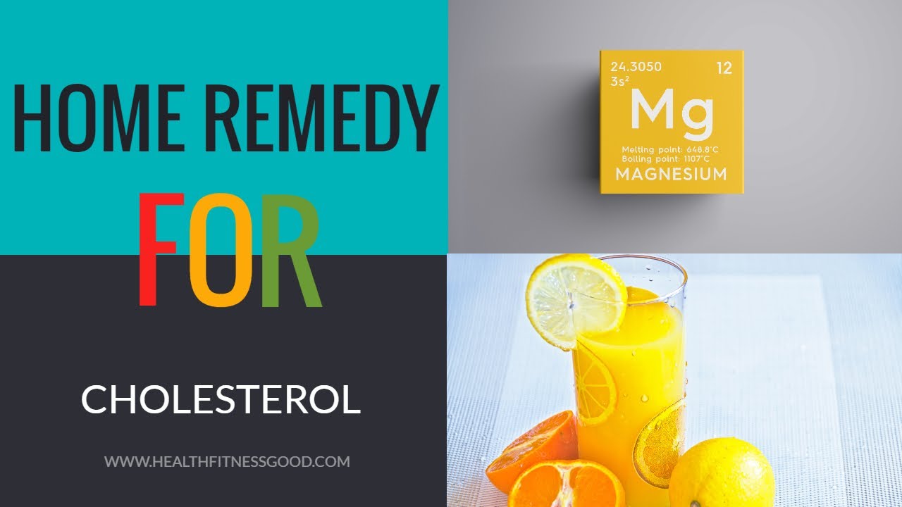 Home Remedy For Lower Cholesterol Health & Fitness Good YouTube