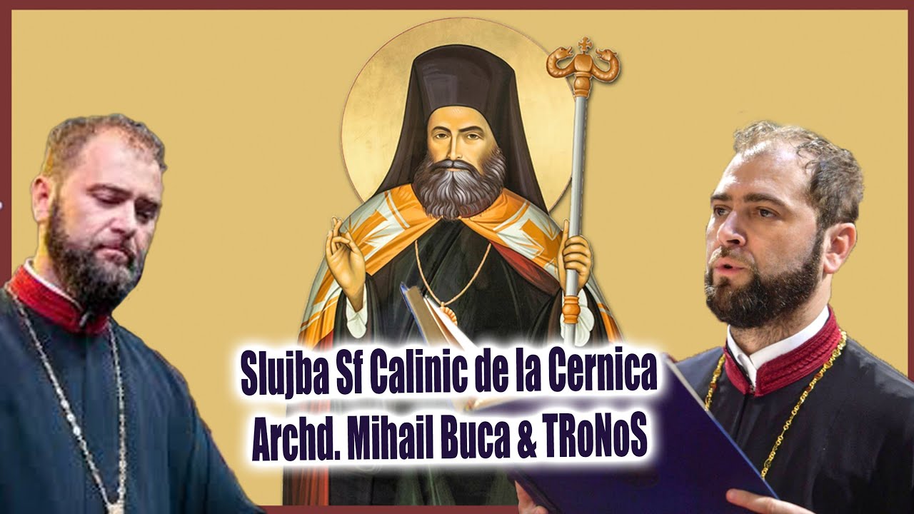 Archd Mihail Buca Tronos Slujba Sf Calinic De La Cernica Stihiri La Doamne Strigat Am Youtube