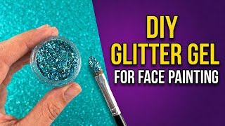 Face Painting Hack: DIY Glitter Gel in Minutes #glitter