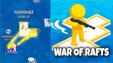 War of Rafts Crazy Sea Battle - Gameplay Walkthrough Raft Army Commander (Android,iOS)