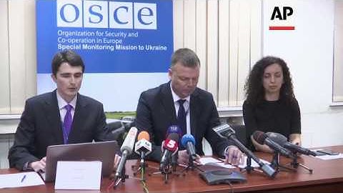 OSCE reacts to death of monitor in east Ukraine