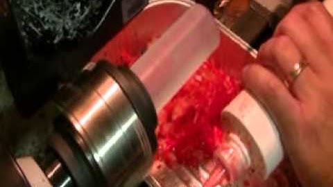 Making a duck call - drilling the insert