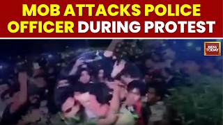 CJP Viral Video: ACP Assaulted By Mob During Protest, Video Shows Dramatic Rescue | India Today