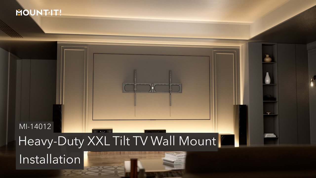 Heavy-Duty XXL Tilt TV Wall Mount | MI-14012  (Installation)