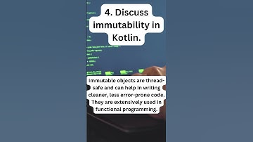 Discuss immutability in Kotlin #coding #programming #developer #code #tech
