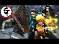 Tanjiro、Nezuko& Zenitsu  VS Pyramid Head-Demon Slayer stop motion炭治郎、禰豆子&善逸VSレッドピラミッドシング-鬼滅の刃