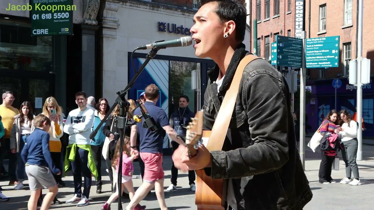 Jacob Koopman Live Cover Stand by Me the Crowd love it and sing with Jacob Amazing Moment