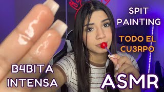 ASMR ESPAÑOL / ASMR pero en TODO mi CU3RP0 / SPIT PAINTING muy INTENSO screenshot 2