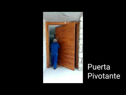 Video: ¿Cómo funciona una bisagra de puerta pivotante?