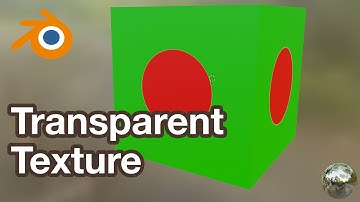 Transparent Texture Blender Tutorial with PNG